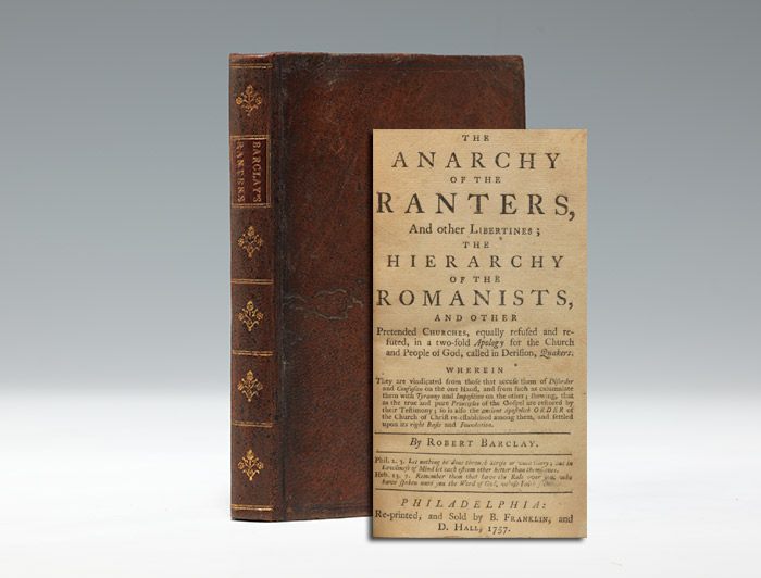 Anarchy of the Ranters. WITH: Epistle to... Quakers