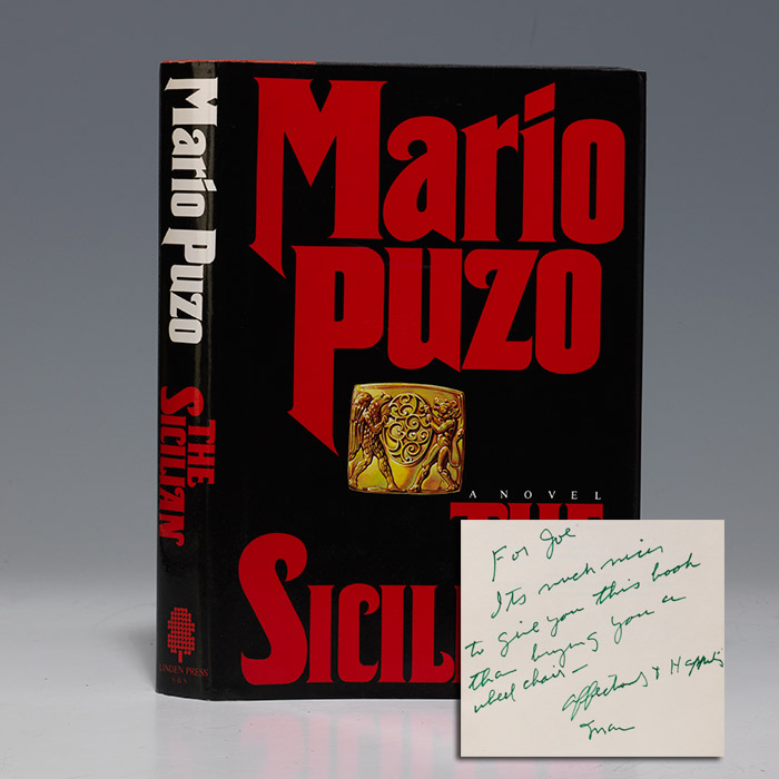 Sicilian First Edition Signed Mario Puzo Bauman Rare Books