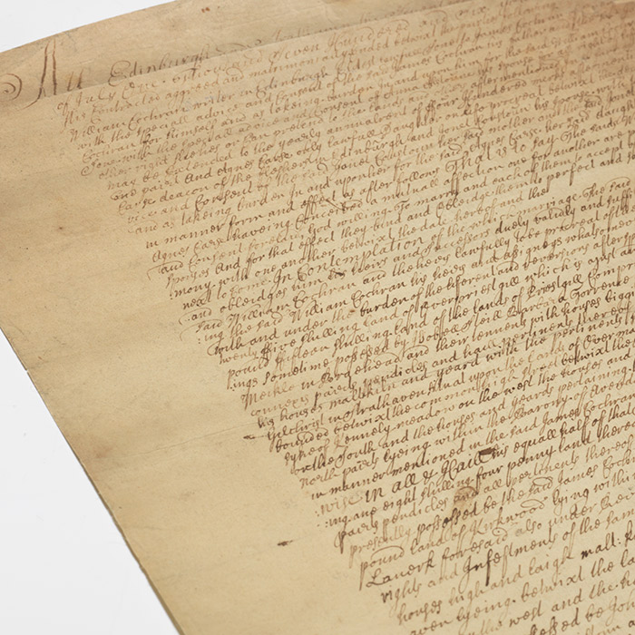 Six manuscript documents