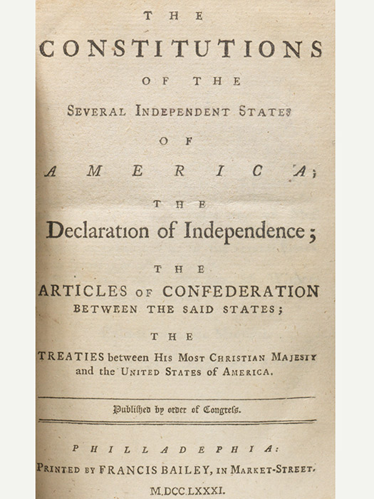 Constitutions of the Several Independent States
