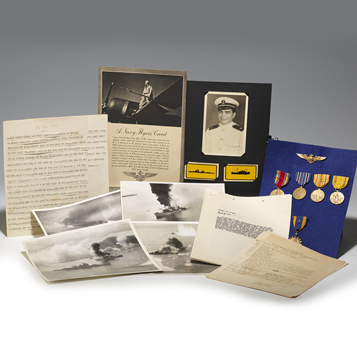 Archive: World War II-era reports, photographs, and medals