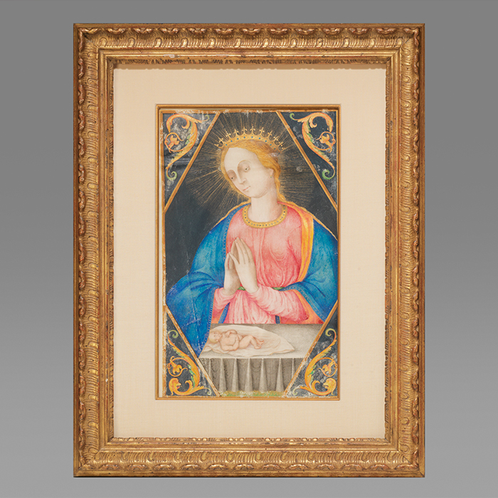Illuminated Painting of the Virgin Mary