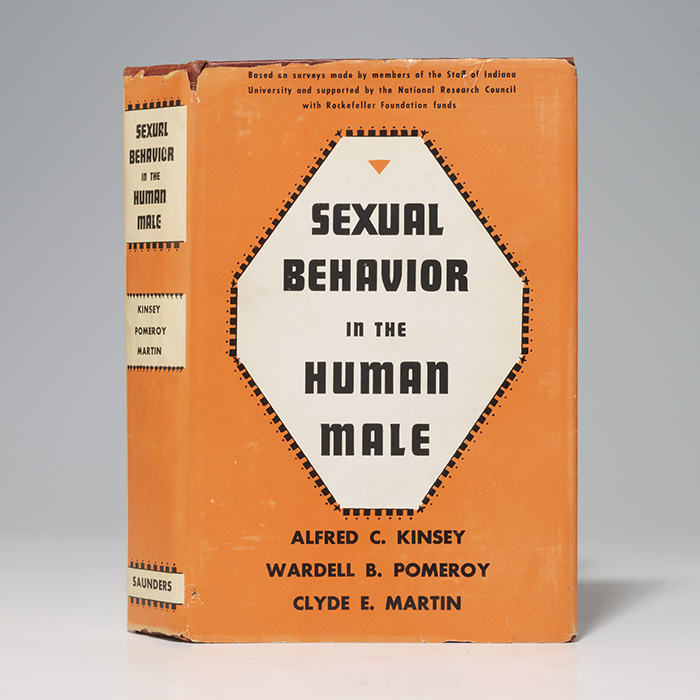 Sexual Behavior In The Human Male First Edition Signed Alfred Kinsey Bauman Rare Books 