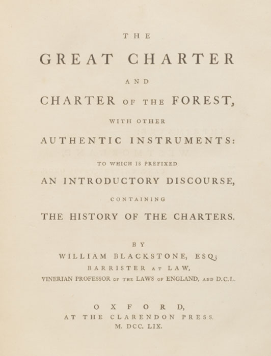 Great Charter and Charter of the Forest