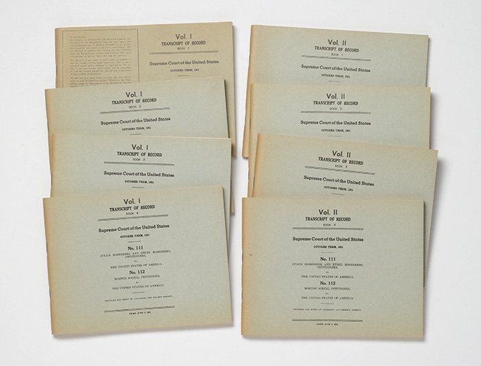 Transcript of Record... Julius Rosenberg and Ethel Rosenberg, Petitioners
