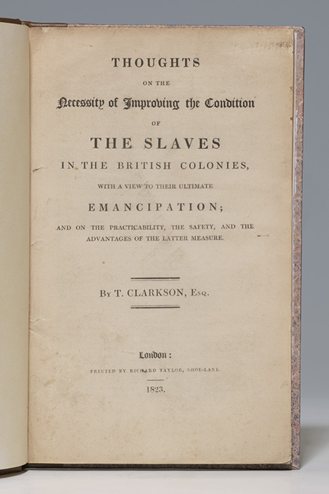 Thoughts on... Slaves in the British Colonies