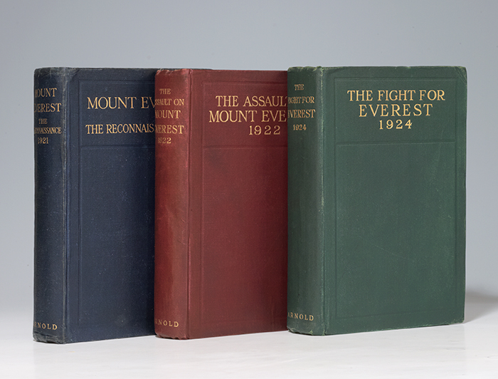 Mount Everest: The Reconnaissance, 1921; The Assault, 1922; The Fight, 1924