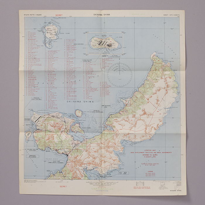 Map of Okinawa Island