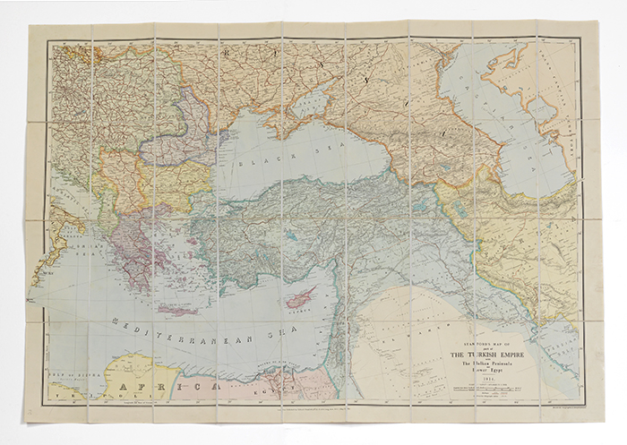 Stanford&#39;s Map of Part of the Turkish Empire