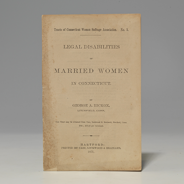 Legal Disabilities of Married Women