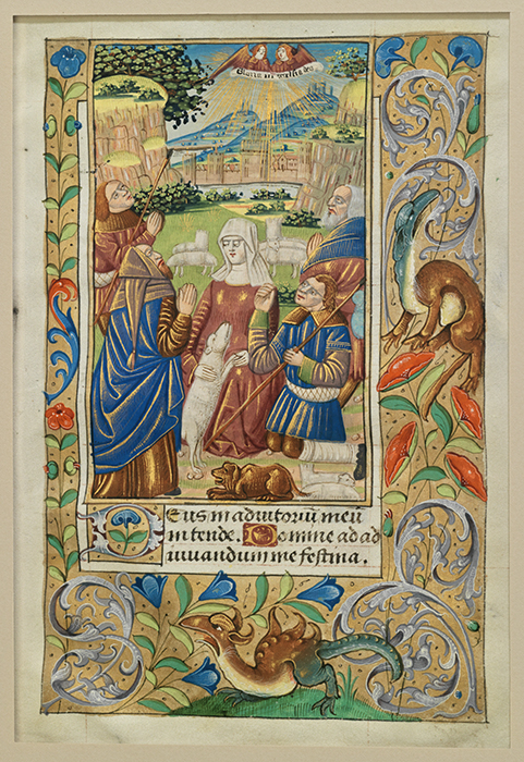 Illuminated Leaf from a Book of Hours