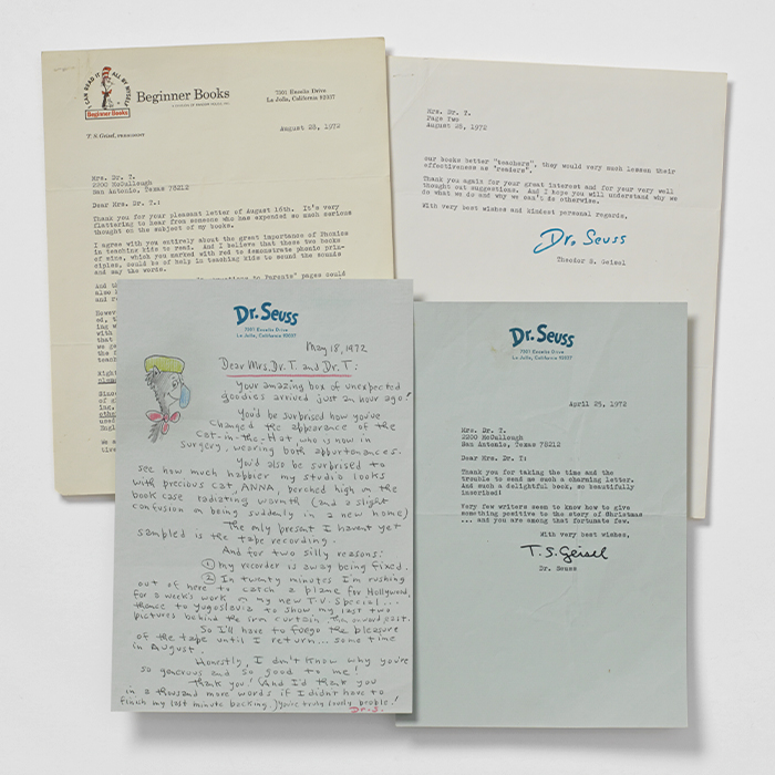 Archive of three signed letters