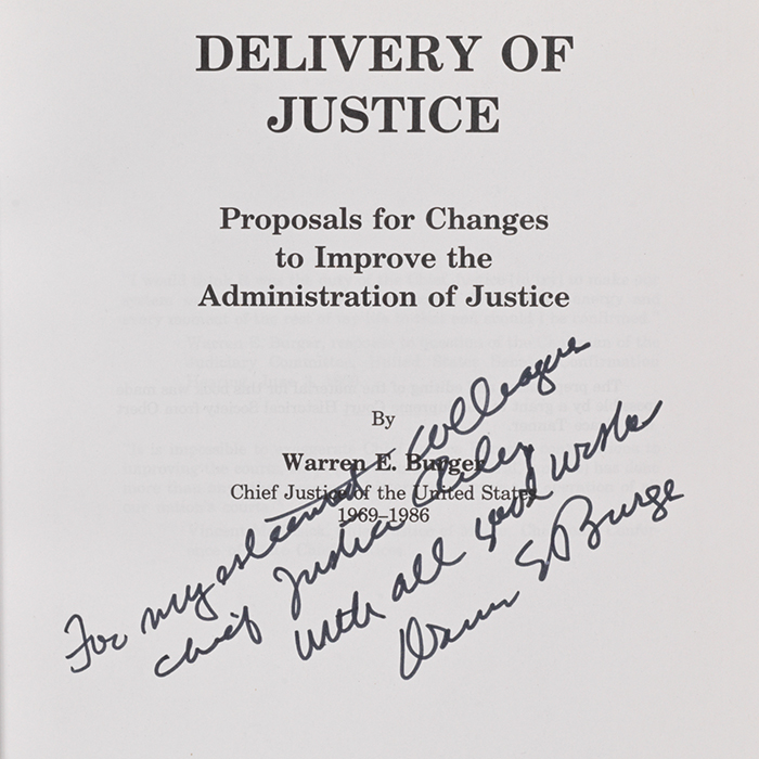 Delivery of Justice