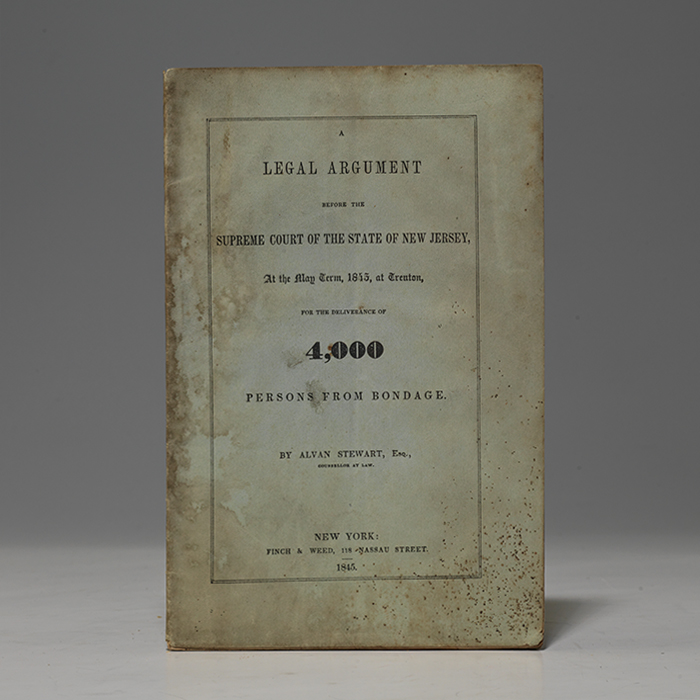 Legal Argument... for the Deliverance of 4,000 Slaves