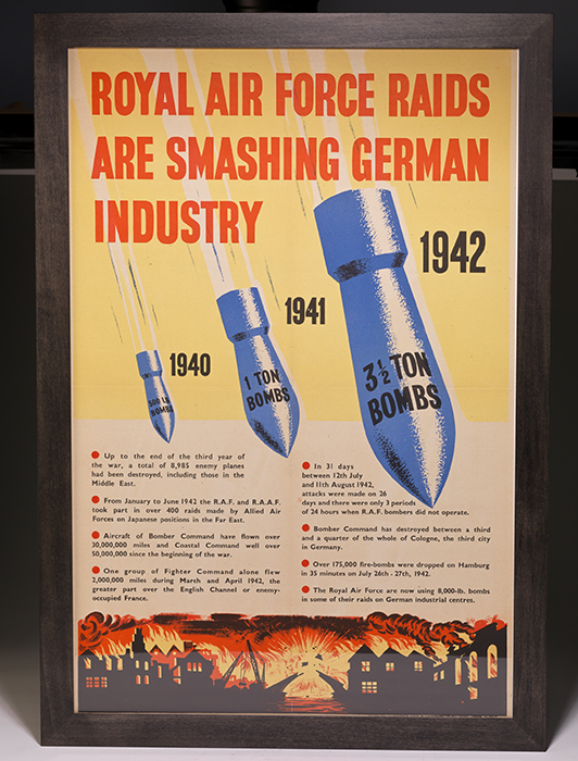 Poster: Royal Air Force Raids Are Smashing German Industry