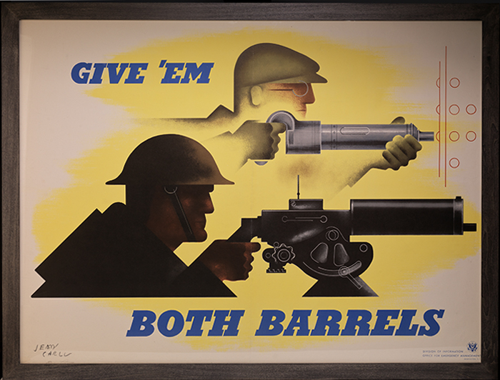 Poster: Give &#39;Em Both Barrels