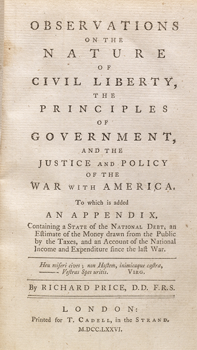 Observations on the Nature of Civil Liberty