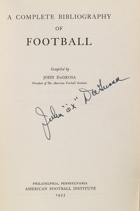 Complete Bibliography of Football