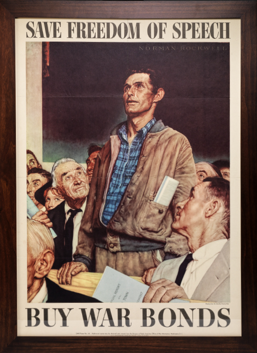 Set of four posters: Four Freedoms