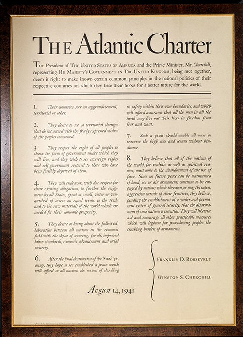 Poster: The Atlantic Charter