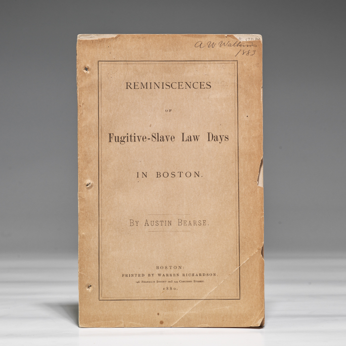 Reminiscences of  Fugitive-Slave Law Days