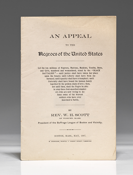 Appeal to the Negroes of the United States