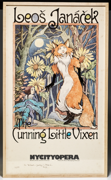 Poster inscribed [&quot;The Cunning Little Vixen&quot;]