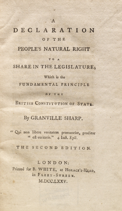 Declaration of the People&#39;s Natural Right
