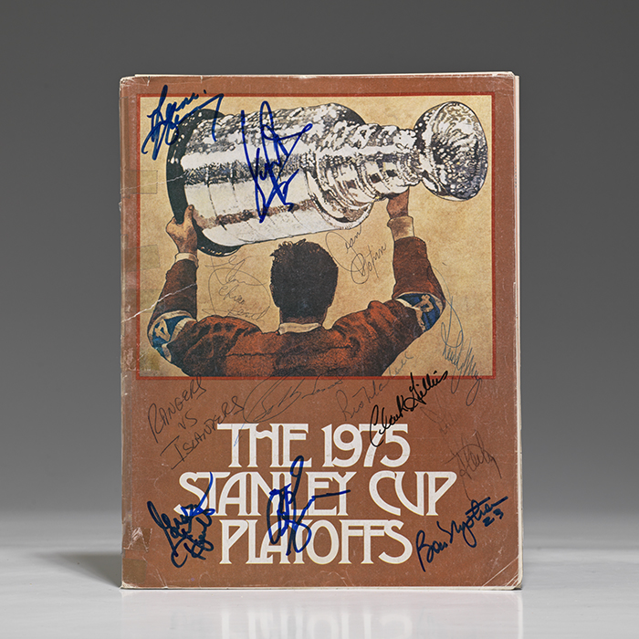 Stanley Cup Playoffs Program signed