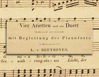 Vier Arietten und ein Duett (Four Ariettas and a Duet)