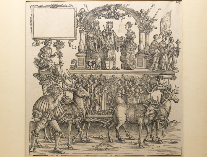 Woodcut from the Triumph of Maximilian I
