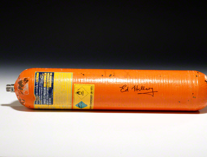 Oxygen canister signed