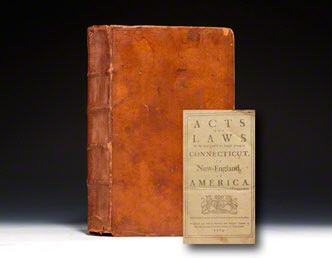 Acts and Laws Of His Majesty&amp;Quot;s English Colony of Connecticut