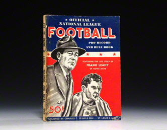 Official National League Football Pro Record and Rule Book