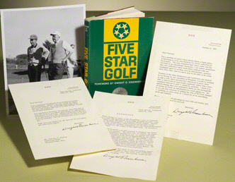 Five Star Golf. WITH: Three Eisenhower letters relating to publication