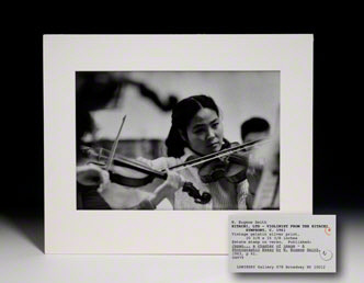 Photograph. Violinist