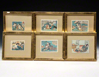 Shunga Woodblock Prints