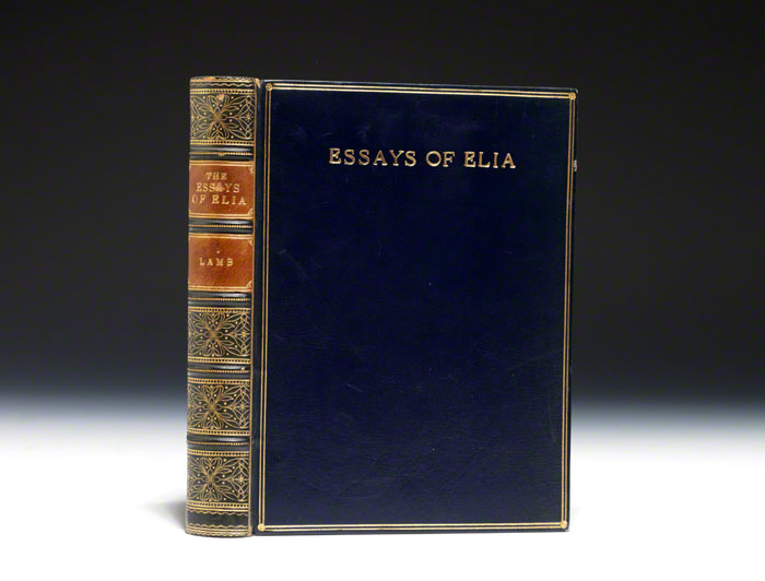 essays of elia by charles lamb