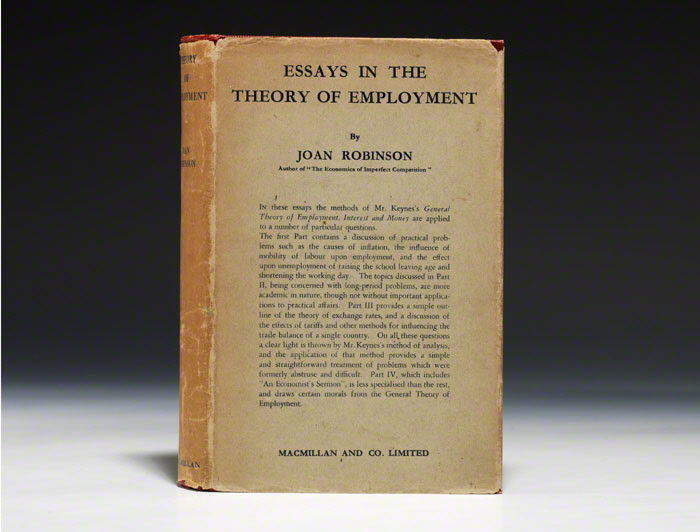 Essays in the Theory of Employment