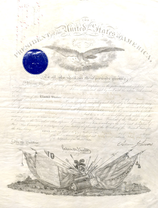 Document signed (stamped signatures)