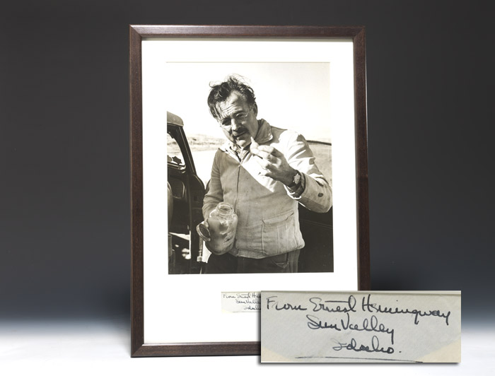 Photograph. WITH: Autograph note signed
