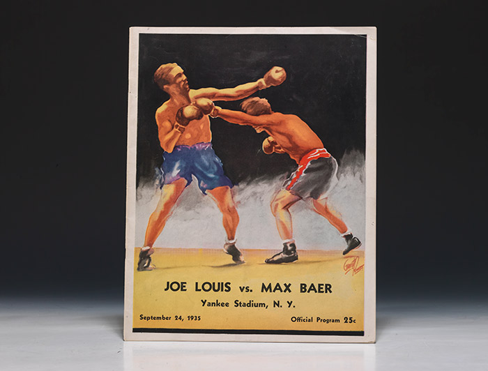 Joe Louis vs. Max Baer. Official Program