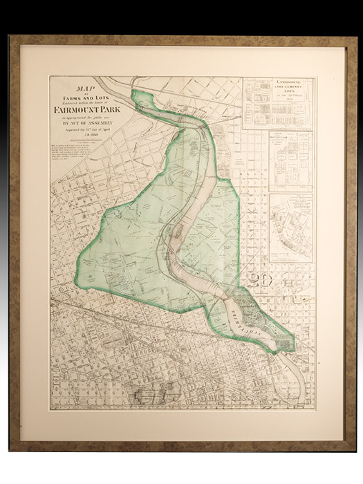 Maps of Farms and Lots Embraced within the limits of Fairmount Park