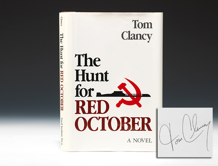 The Hunt For Red October Tom Clancy First Edition Signed Rare