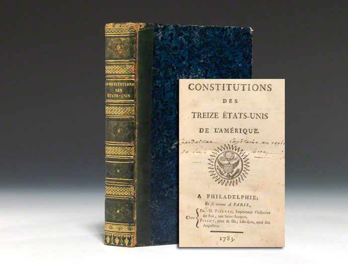 constitutions des treize etats unis first edition